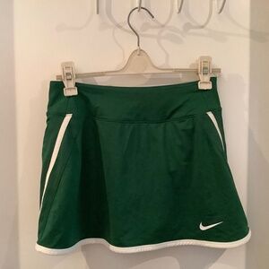 Nike Dri Fit tennis skirt.  Forest green.  Size S.